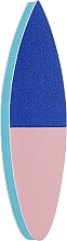 Парфумерія, косметика Пилочка для нігтів полірувальна, синьо-рожева - Beauty Line