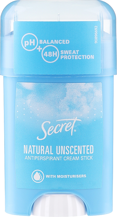 Кремовый дезодорант-антиперспирант "Натурель" - Secret Antiperspirant Cream Stick Natural — фото N3