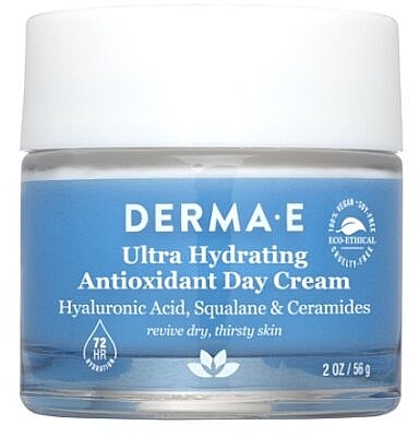 Зволожувальний денний крем з гіалуроновою кислотою - Derma E Hydrating Day Cream