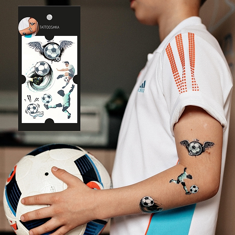 Набор детских временных тату "Футбол" - Tattooshka — фото N4