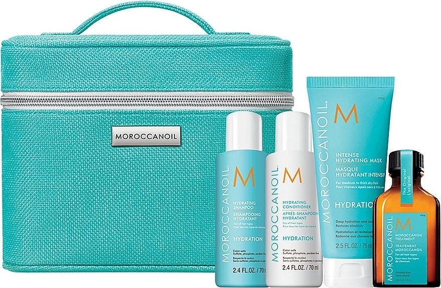 Набір, 5 продуктів - Moroccanoil Hydration Travel Hair Set — фото N1