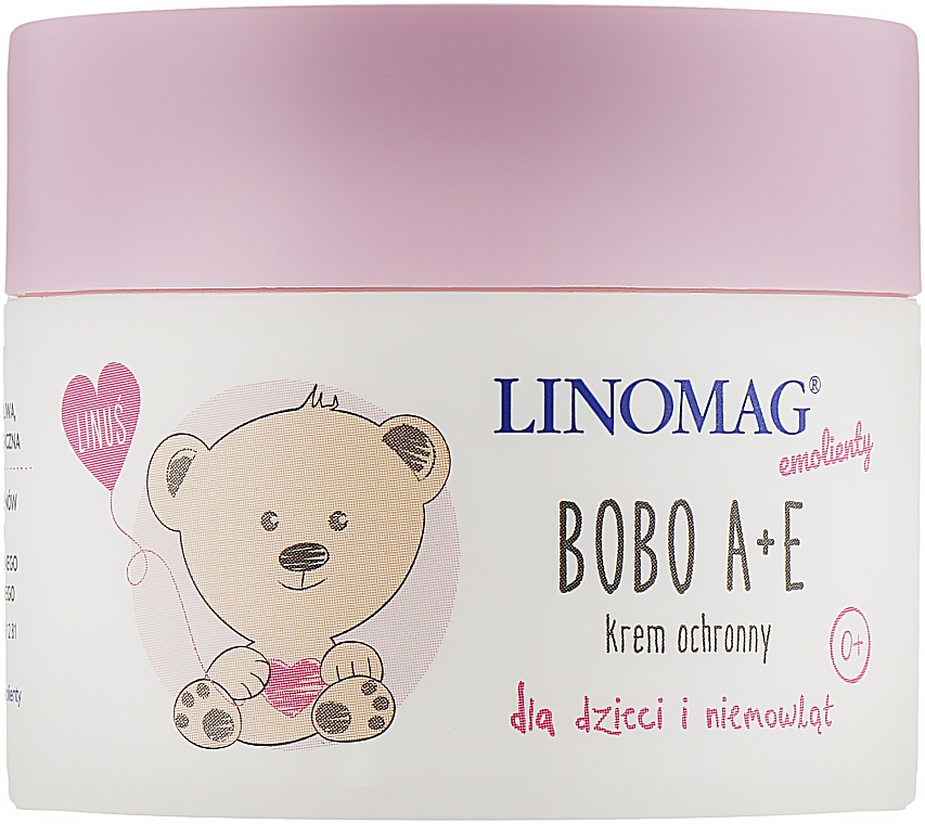 Захисний крем для шкіри дітей - Linomag Bobo A+E