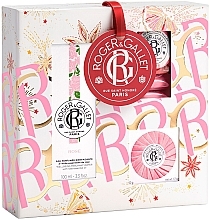 Духи, Парфюмерия, косметика Roger & Gallet Rose Wellbeing Fragrant Water - Набор (f/water/100ml + soap/50g + b/tablet/3x25g)
