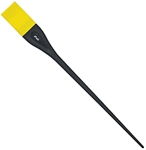 Пензлик для фарбування волосся силіконовий, жовтий - Xhair — фото N1