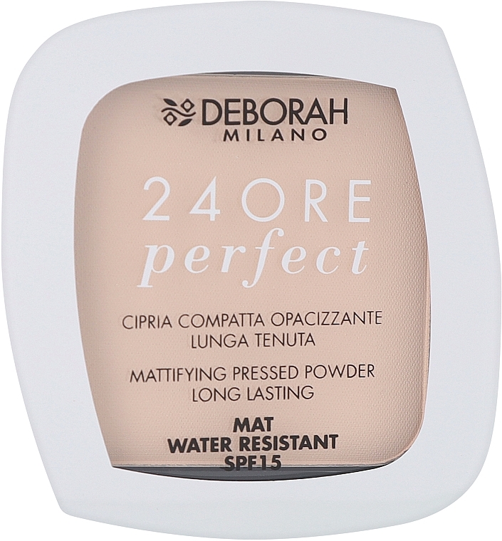 Пудра для обличчя - Deborah Fondotinta 24 Ore Perfect SPF15 Compact Powder — фото N2