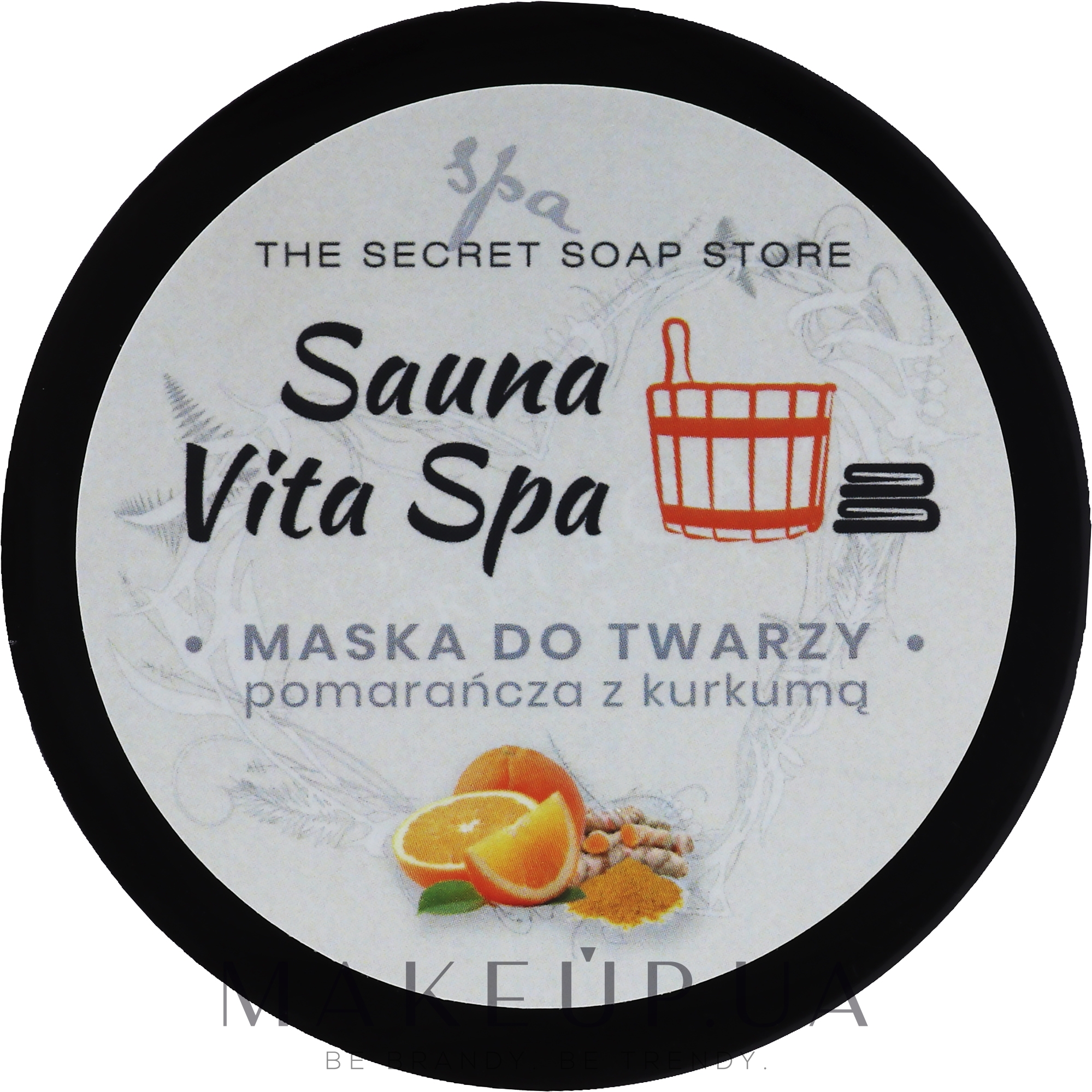 Маска для лица "Апельсин и куркума" - Soap&Friends Sauna Vita Spa — фото 50ml