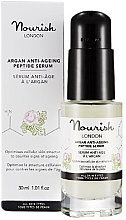 Парфумерія, косметика Арганієва антивікова пептидна сироватка - Nourish London Argan Anti-Ageing Peptide Serum