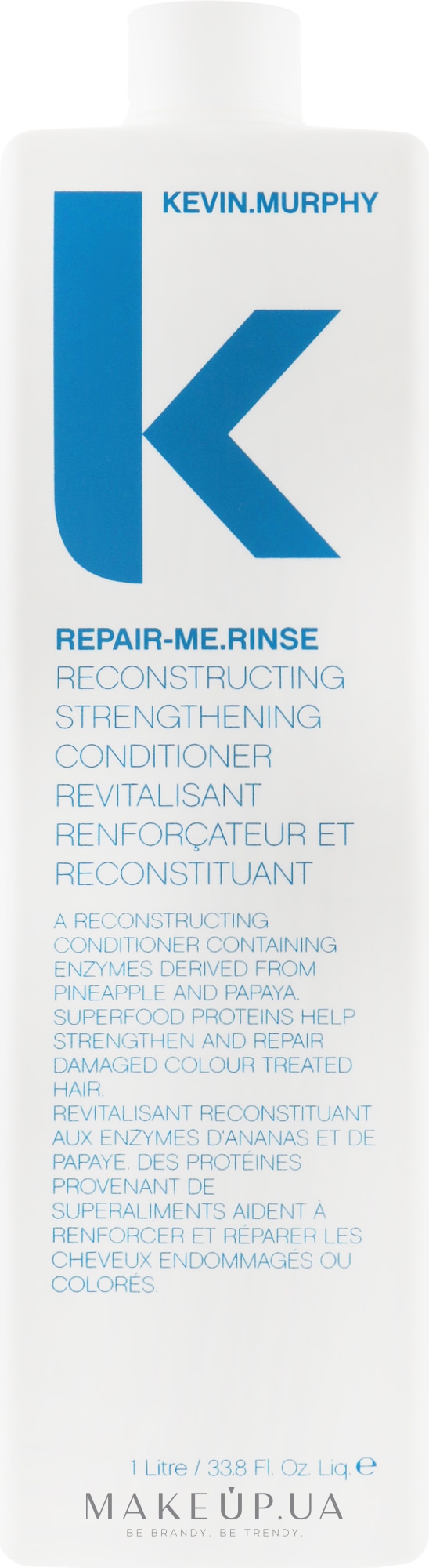 Реконструювальний і зміцнювальний кондиціонер - Kevin.Murphy Repair-Me.Rinse Reconstructing Strengthening Conditioner — фото 1000ml