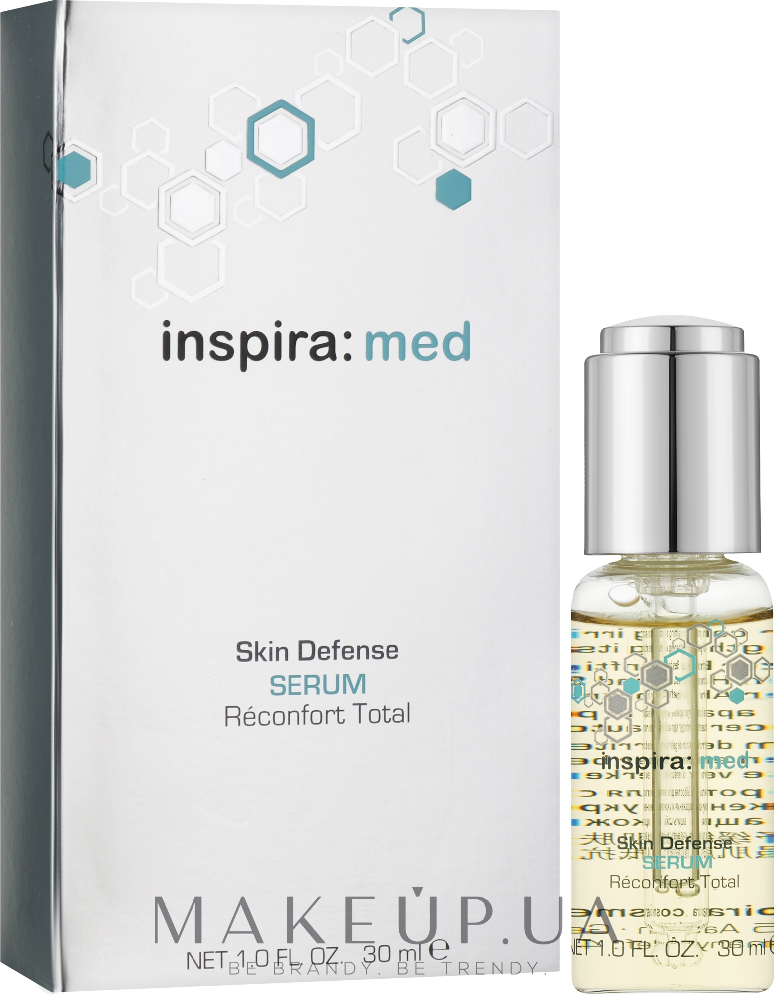 Сироватка заспокійлива для чутливої шкіри - Inspira:cosmetics Med Skin Defense Serum — фото 30ml