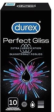 Презервативы со смазкой - Durex Perfect Gliss Condoms — фото N1