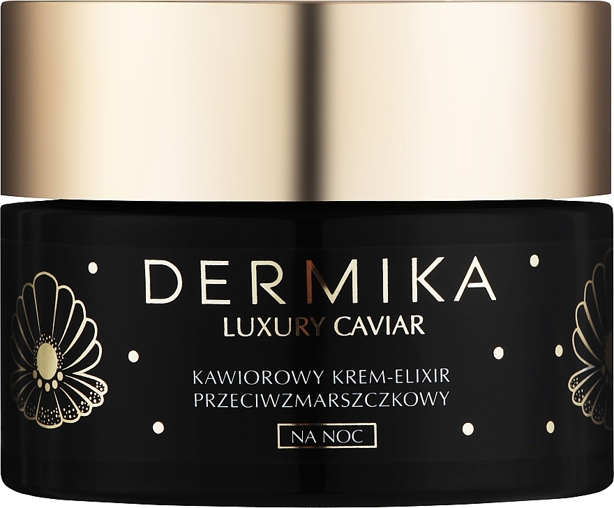 Ночной крем-эликсир против морщин - Dermika Luxury Caviar Cream Elixir