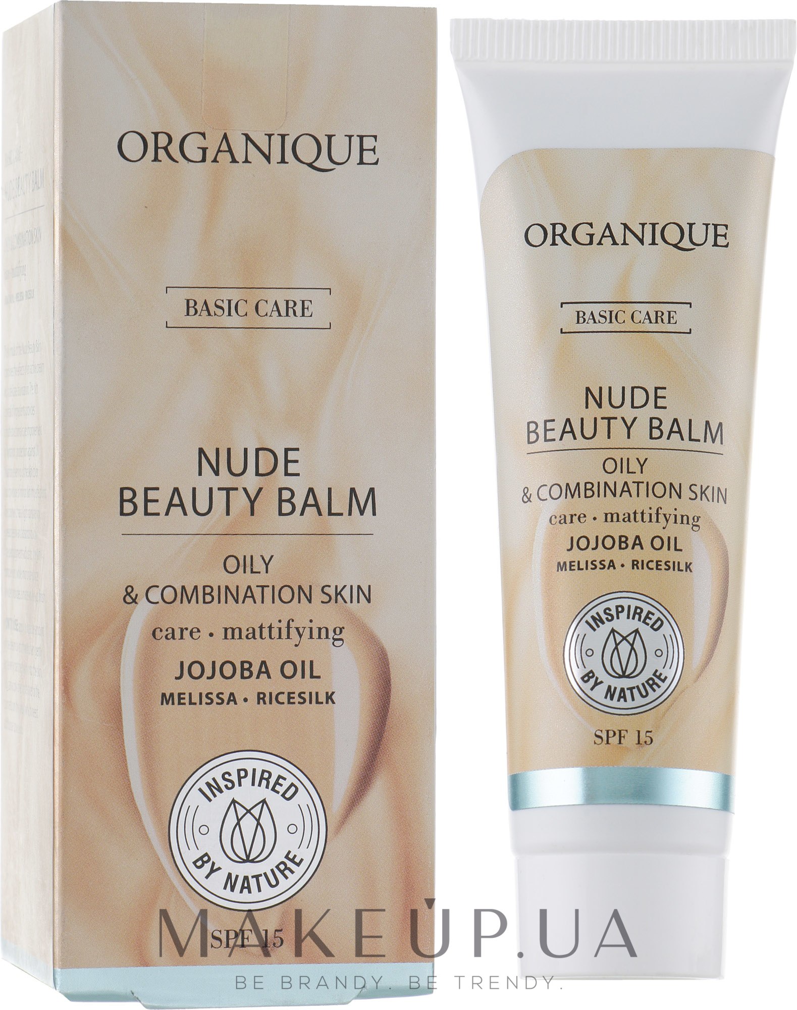 Бальзам-основа для жирної і комбінованої шкіри - Organique Basic Care Nude Beauty Balm — фото 30ml
