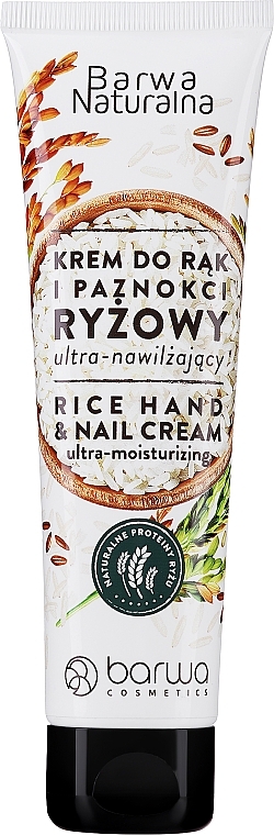 Крем для рук с протеинами риса - Barwa Natural Rice Protein Hand Cream — фото N3