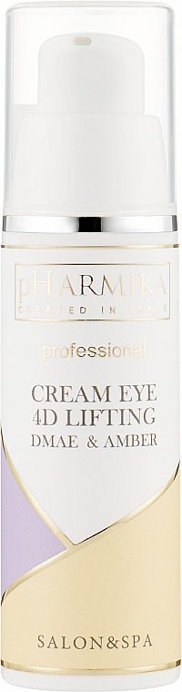 Крем под глаза "4 D лифтинг" - pHarmika Cream Eye 4 D Lifting Dmae & Amber