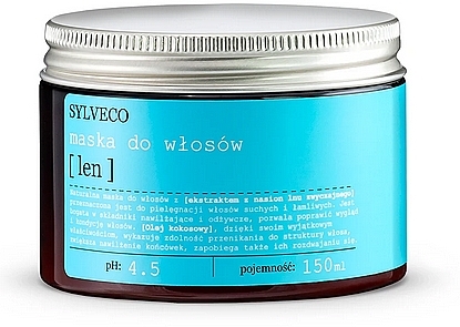 Маска для волос "Лен" - Sylveco Hair Mask Linen — фото N1