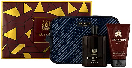 Trussardi Uomo The Red - Набор (edt/100ml + sh/gel/100ml + bag) — фото N1