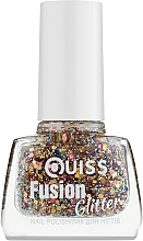 Парфумерія, косметика Лак для нігтів - Quiss Fusion Glitter Nail Polish