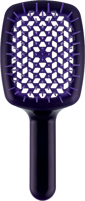 Расческа для волос SP508.A, фиолетовая - Janeke Curvy M Extreme Volume Vented Brush Violet — фото N1