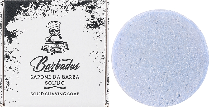 Твердое мыло для бритья - The Inglorious Mariner Barbados Solid Shaving Soap Eco Refill — фото N1