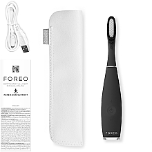 Электрическая зубная щетка - Foreo ISSA 3 Ultra-hygienic Silicone Sonic Toothbrush Black — фото N4