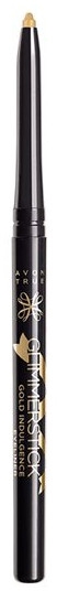 Олівець для очей з ефектом "металік" - Avon True Glimmerstick Gold Indulgence Eyeliner — фото N1