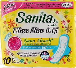 Парфумерія, косметика Ультратонкі гігієнічні прокладки, 24,5 см, 10 шт. - Sanita Soft & Fit Ultra Slim