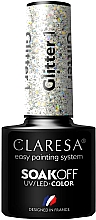Гель-лак для нігтів - Claresa Glitter SoakOff UV/LED Color — фото N1