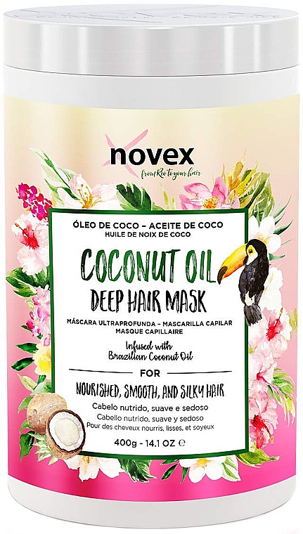 Маска для волос - Novex Coconut Oil Deep Hair Mask — фото N2