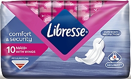 Гігієнічні прокладки, 10 шт - Libresse Maxi Normal Wing — фото N2