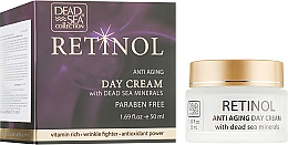 Дневной крем против старения с ретинолом и минералами Мертвого моря - Dead Sea Collection Retinol Anti Aging Day Cream  — фото N1