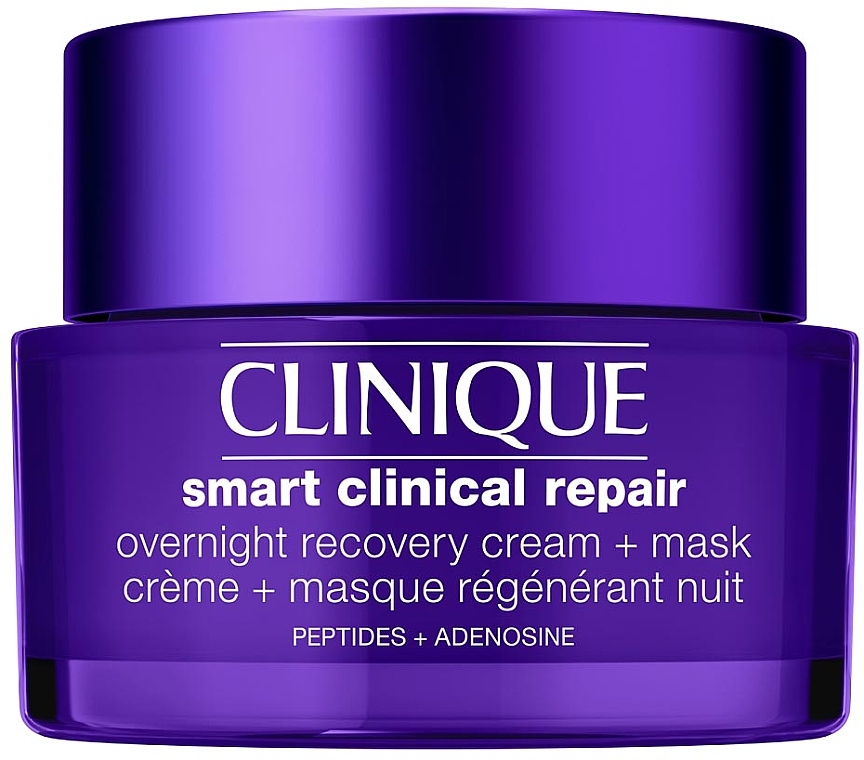 Ночной восстанавливающий крем-маска для лица - Clinique Smart Clinical Repair Overnight Recovery Cream + Mask — фото N1