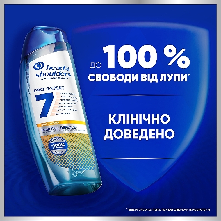 Шампунь проти лупи "Захист від випадіння волосся з кофеїном" - Head & Shoulders Pro-Expert 7 With Caffeine — фото N2