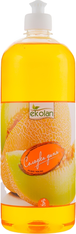 Жидкое мыло "Сладкая дыня" с колпачком пуш-пул - EkoLan  — фото N1