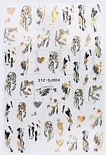 Парфумерія, косметика Наклейки для нігтів, самоклейні, SJ004 - Deni Carte 88442