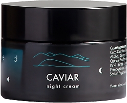 Нічний крем для обличчя з екстрактом ікри - Ed Cosmetics Caviar Night Cream — фото N1