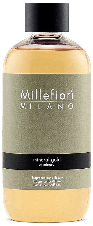 Наповнення для аромадифузора - Millefiori Milano Natural Mineral Gold Diffuser Refill — фото N2