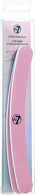Пилочка для нігтів - W7 Cosmetics 2 Pack Nail Files — фото N2