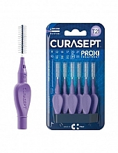 Межзубные ершики 2.1 мм, 6 шт.,фиолетовые - Curaprox Curasept Proxi Treatment T21 — фото N1