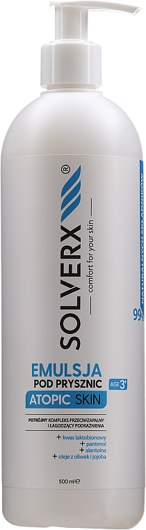 Емульсія для душу - Solverx Atopic Skin Shower Emulsion — фото N3