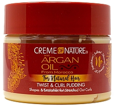 Парфумерія, косметика Пудинг для волосся - Creme Of Nature Argan Oil Twist & Curl Pudding