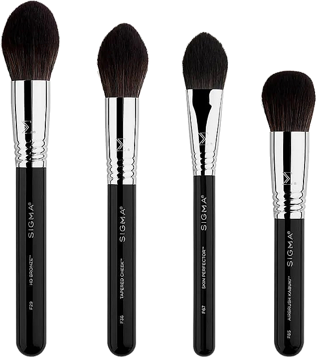 Набор кистей для макияжа, 4шт - Sigma Beauty Studio Brush Set — фото N2