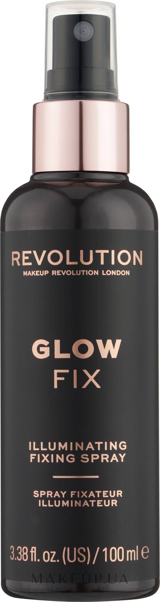 Фиксатор макияжа с сияющим эффетом - Makeup Revolution Illuminating Fixing Spray — фото 100ml