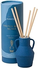 Аромадиффузор "Соленая голубая агава" - Paddywax Santorini Ceramic Diffuser Salted Blue Agave — фото N1