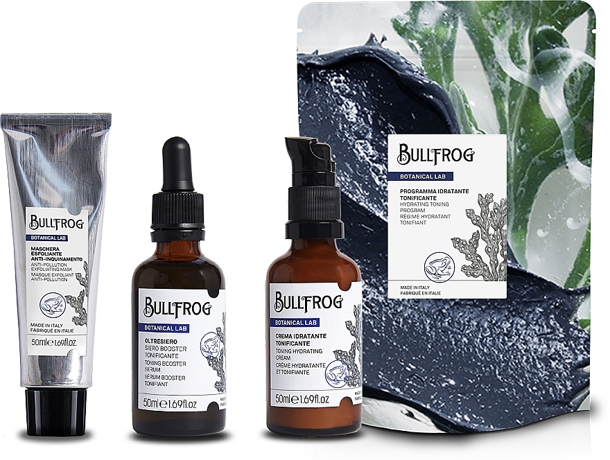 Набор - Bullfrog Botanical Lab (f/mask/50ml + f/ser/50ml + f/cr/50ml) — фото N1