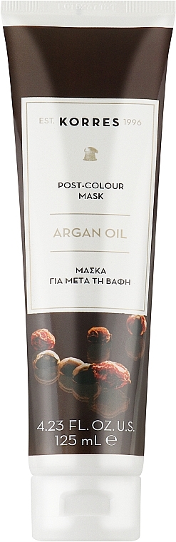 Маска для фарбованого волосся з аргановою олією - Korres Argan Oil Mask — фото N1