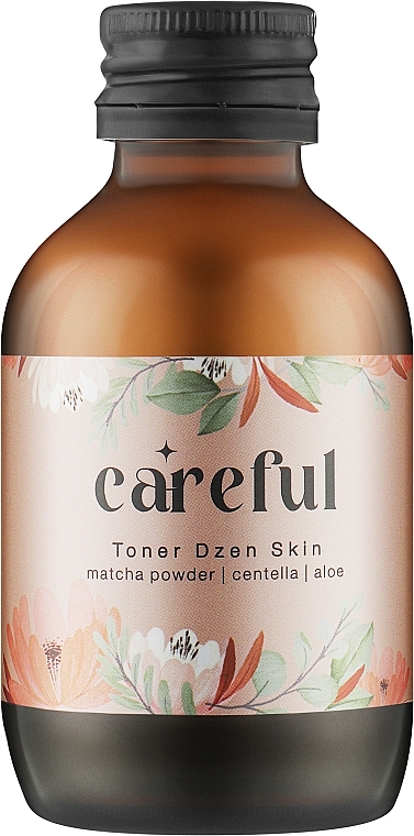 Тонер для лица с пудрой матчи и экстрактом центеллы - Careful Cosmetics Toner Dzen Skin — фото N1