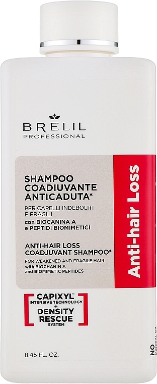 Допоміжний шампунь проти випадіння волосся - Brelil Anti-Hair Loss Treament Coadjuvant Shampoo — фото N1