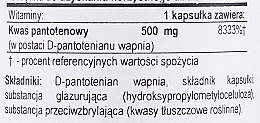 Капсулы "Пантотеновая кислота", 500 мг - Now Foods Pantothenic Acid — фото N7