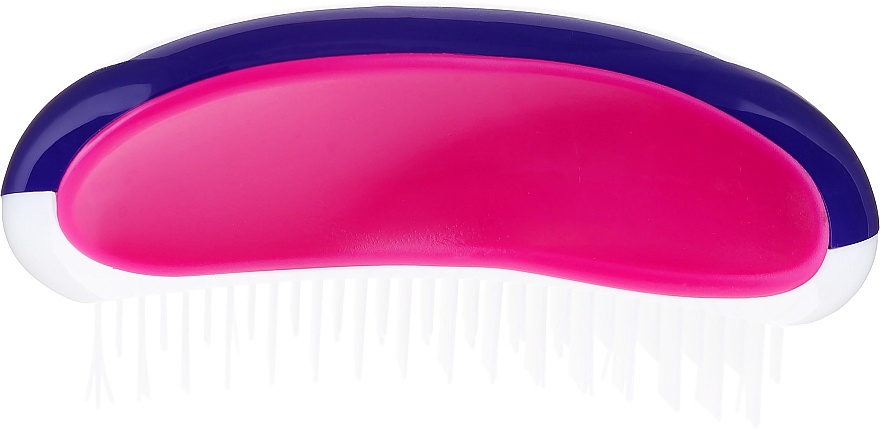 Щетка для волос, фиолетовая с розовым - Twish Spiky 1 Hair Brush Purple & Deep Pink — фото N2