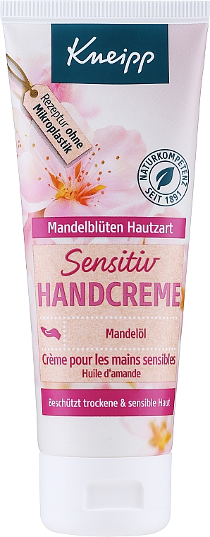 Крем для рук "Квітучий мигдаль" для сухої і чутливої шкіри - Kneipp Hand Cream Oil Almond Blossoms — фото N1